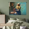 MuchoWow® Wandteppich Wandbehang Milchmädchen - Mandelblüte Produktbild-Vorschau 4