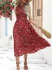 Boho Maxi letní šaty pro ženy – Elegantní plážové šaty s Náhled obrázku produktu 5