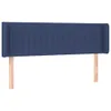 LED Kopfteil Blau 147x16x78/88 cm Stoff Produktbild-Vorschau 3
