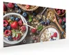 Wanduhr aus Glas mit Motiv Beeriges Müsli- 60 x 30 cm - Produktbild-Vorschau 2
