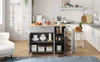 A kitchen scene with a multi-functional kitchen island as the central focus, showcasing storage and workspace. Náhled obrázku produktu