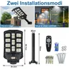 XMTECH 400W LED solárne pouličné osvetlenie pouličné lampy Náhľad obrázku produktu 2