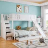 Sweiko Lit superposé, Lit d'enfant Avec fenêtre, Avec Voir les images du produit 2