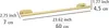 WENKO Turbo-Loc® Badetuchstange Uno Mod. Orea Gold, 60 cm, Produktbild-Vorschau 5