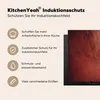 KitchenYeah© Herdabdeckplatte Leder - Lederoptik - Braun - Produktbild-Vorschau 6