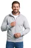 Mivaro Herren Sweatjacke Zipper Basic ohne Kapuze – Produktbild-Vorschau 2