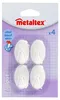 METALTEX Lilliput kleefhaken, wit – voordelige set van 10 Productafbeelding-voorbeeld 3