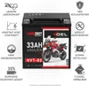 LANGZEIT HVT-02 HVT-2 Motorradbatterie GEL 12V 33Ah 430AEN Produktbild-Vorschau 3