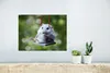 MuchoWow® Poster Hamster auf einer kleinen Schaukel 40x30 Produktbild-Vorschau 5