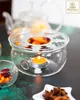 Chauffe-théière en verre Wilmax pour théières, transparent Voir les images du produit 5