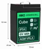 Green Cell AGM15 UPS battery Sealed Lead Acid (VRLA) 6 V 4 Anteprima dell’immagine prodotto 7