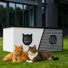 QLS Katzenhaus Outdoor XXL 85x45x37,5cm isoliert wetterfest Produktbild-Vorschau 3