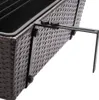 Casaria® 2x Fioriera Balcone 60cm 11L Rattan Supporto Anteprima dell’immagine prodotto 8