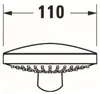 Soffione doccia universale Duravit, doccia con 3 tipi di Anteprima dell’immagine prodotto 11