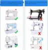 6 Stück Nähfüsse Edelstahl Nähmaschine Saumfuß Saumfuss Produktbild-Vorschau 5