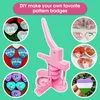 Strojek na výrobu knoflíků ve tvaru srdíček - Pin Button Náhled obrázku produktu 11