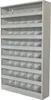 ADB Kleinteileregal 53618 lichtgrau 50,0 x 12,5 x 85,0 cm Produktbild-Vorschau 2