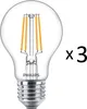 Confezione da 3 LED E27 Normale Trasparente 40W 470lm Anteprima dell’immagine prodotto 2