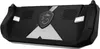 The back of a black gaming handheld device with silver accents and the MSI logo. Produktbild-Vorschau