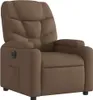 vidaXL Relaxsessel Elektrisch Braun Stoff Produktbild-Vorschau 4