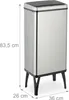 Relaxdays Odpadkový koš se senzorem, 50 l, elektrické víko, Náhled obrázku produktu 4