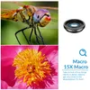 A collage of macro photography examples and a macro lens. Náhľad obrázku produktu