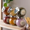 200 Etiketten auf Rolle blanko Button Blume mit Herz - 5 cm Produktbild-Vorschau 2