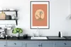 MuchoWow® MuchoWow® Gerahmtes Poster Palme - Pastell - Rot Produktbild-Vorschau 4