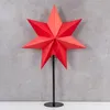 LED Stern Rot H50cm mit Standfuß Weihnachten Leuchtstern Produktbild-Vorschau 7