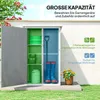 Záhradný domček Outsunny, domček na náradie s asfaltovou Náhľad obrázku produktu 4
