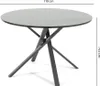 Runder Tisch Ø110 cm mit melaminbeschichteter und Produktbild-Vorschau 5