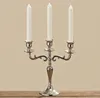 Boltze Kerzenständer Varas silber 3-flammig, Hähe 26 cm, Produktbild-Vorschau 2