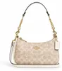 Damenhandtasche Coach Teri Shoulder, Signature Canvas, Produktbild-Vorschau 1