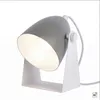 Tischlampe Metall E14 schwenkbar klein H: 20,5 cm Weiß Grau Produktbild-Vorschau 7