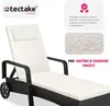 TecTake 404585, Černá, Béžová, Polyester, Kov, 120 kg, 15 Náhled obrázku produktu 6