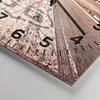 Wanduhr - Quadrat - Glasuhr - USA Route 66 Reise - 30x30cm Produktbild-Vorschau 5