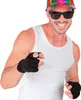 Fingerlose Strickhandschuhe in verschiedenen Farben Schwarz Produktbild-Vorschau 4
