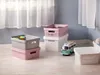 Úložný box Infinity s vekom biely bodky 17 l Náhľad obrázku produktu 3