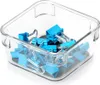 organizér 9,4x9,4x4,8cm GREY, transp.plast Náhled obrázku produktu 12