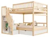 Merax stapelbed, 140x200 cm, met trap, kinderbed voor 2 Productafbeelding-voorbeeld 5