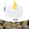 24 LED sviečok, blikajúce, teplá biela farba, napájanie na Náhľad obrázku produktu 2