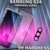 SAMSUNG S24 Displayschutzfolie und Objektivschutz aus 9H Produktbild-Vorschau 3