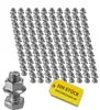 M10 100x Sechskantschrauben Edelstahl A2-70 mit Produktbild-Vorschau 1