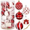 Boules de Noël en plastique Set de 30 boules de Noël 6 cm Voir les images du produit 1