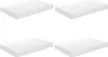 vidaXL Závěsné police 4 ks. MDF 40x23x3,8 cm, bílá, vysoký Náhled obrázku produktu 1