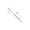 200x Holzschrauben Spanplattenschrauben 4,5x70mm Schrauben Produktbild-Vorschau 4