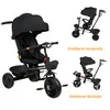 Kinderdreirad Baby-Dreirad Drehbarer Sitz Fahrrad Baby Produktbild-Vorschau 6