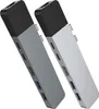 USB-C HyperDrive NET 6-in-2 Hub für MacBook Silber Produktbild-Vorschau 1
