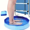 Faltbare Fußbadewanne für Pool – Ø 49 cm, 10 cm hoch – Produktbild-Vorschau 3