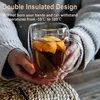 4er Ste Doppelwandige Kaffeegläser 350ml,Borosilikatglas Produktbild-Vorschau 4